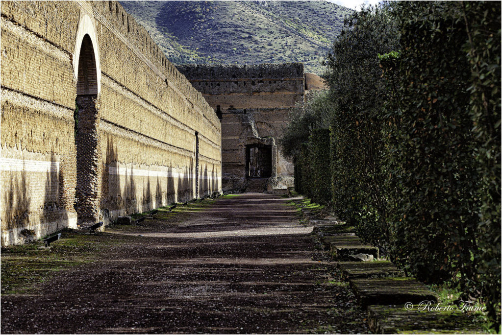 Villa Adriana sullo sfondo Sala dei Filosofi